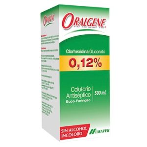 Oralgene Clorhexidina 0.12. Botella 500 Ml Maver