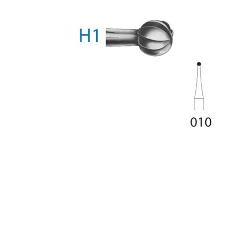 thumbnail image 2 of Dental Round Tungsten Carbide Burs – FG Friction Grip, High Speed, FG1-FG5 (Unbranded, CE, FDA Listed) 2 of 6