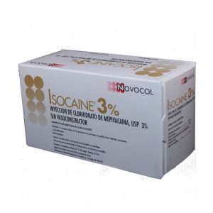 Anastesia Isocaine 3%  Clorhidrato de Mepivacaina