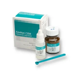 Kavitan CEM Ionomero de Vidrio Cementacion Polvo / 15grs Liquido – KERR