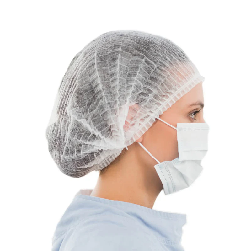 Gorro Desechable Tipo Clip Blanco