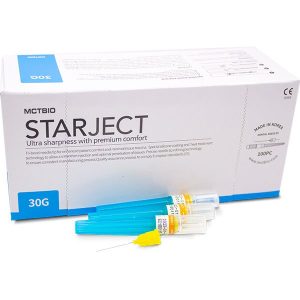 AGUJAS ESTERILES STARJECT CORTAS “S” Caja 100 Unidades